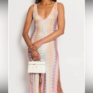 Missoni Lurex Multicolor Knit Maxi Dress